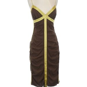 Nicole Miller Backless Silk Cocktail Dress • 2